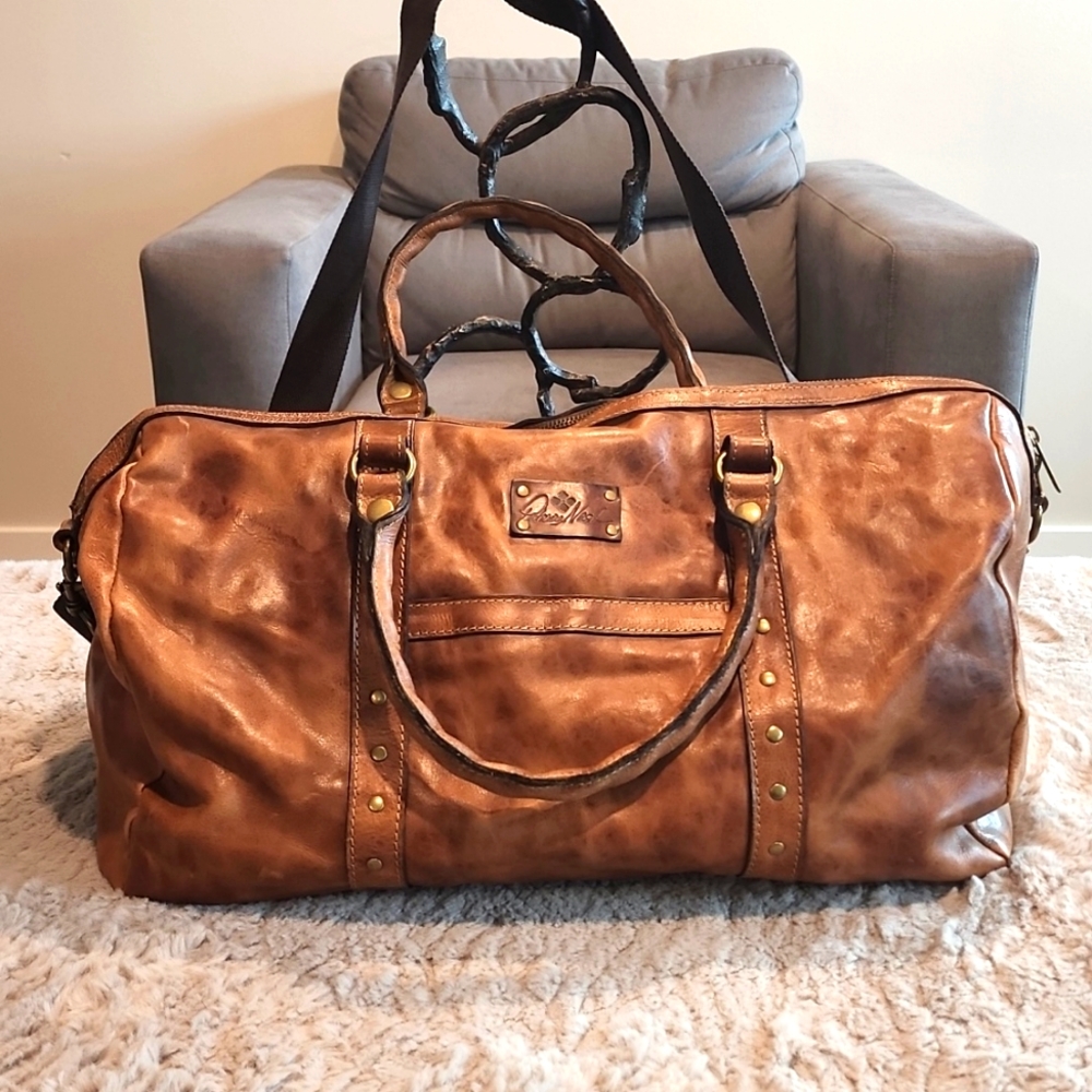 Patricia Nash Milano Leather Duffel Bag (NEW)